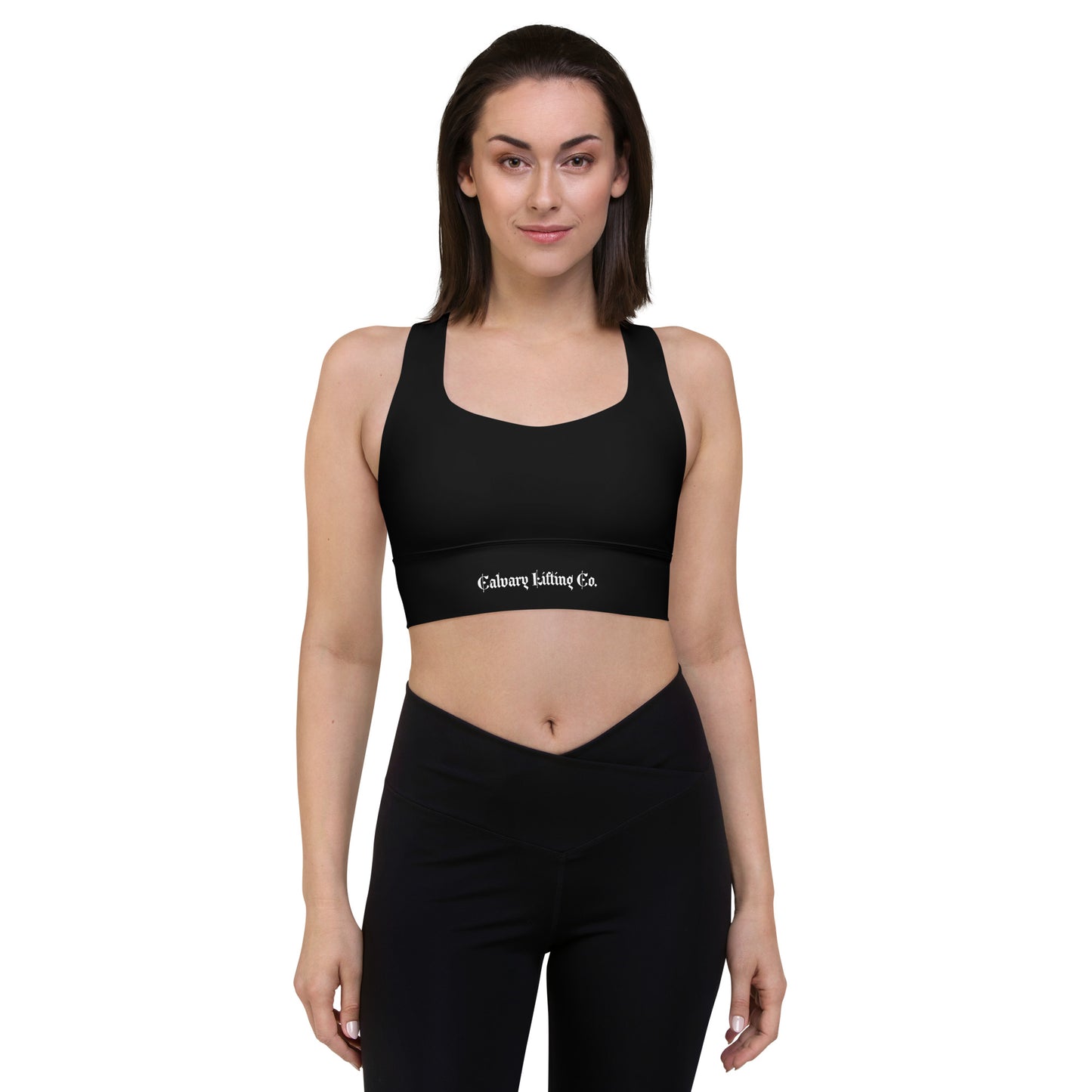 Calvary Lifting Co. Longline Sports Bra