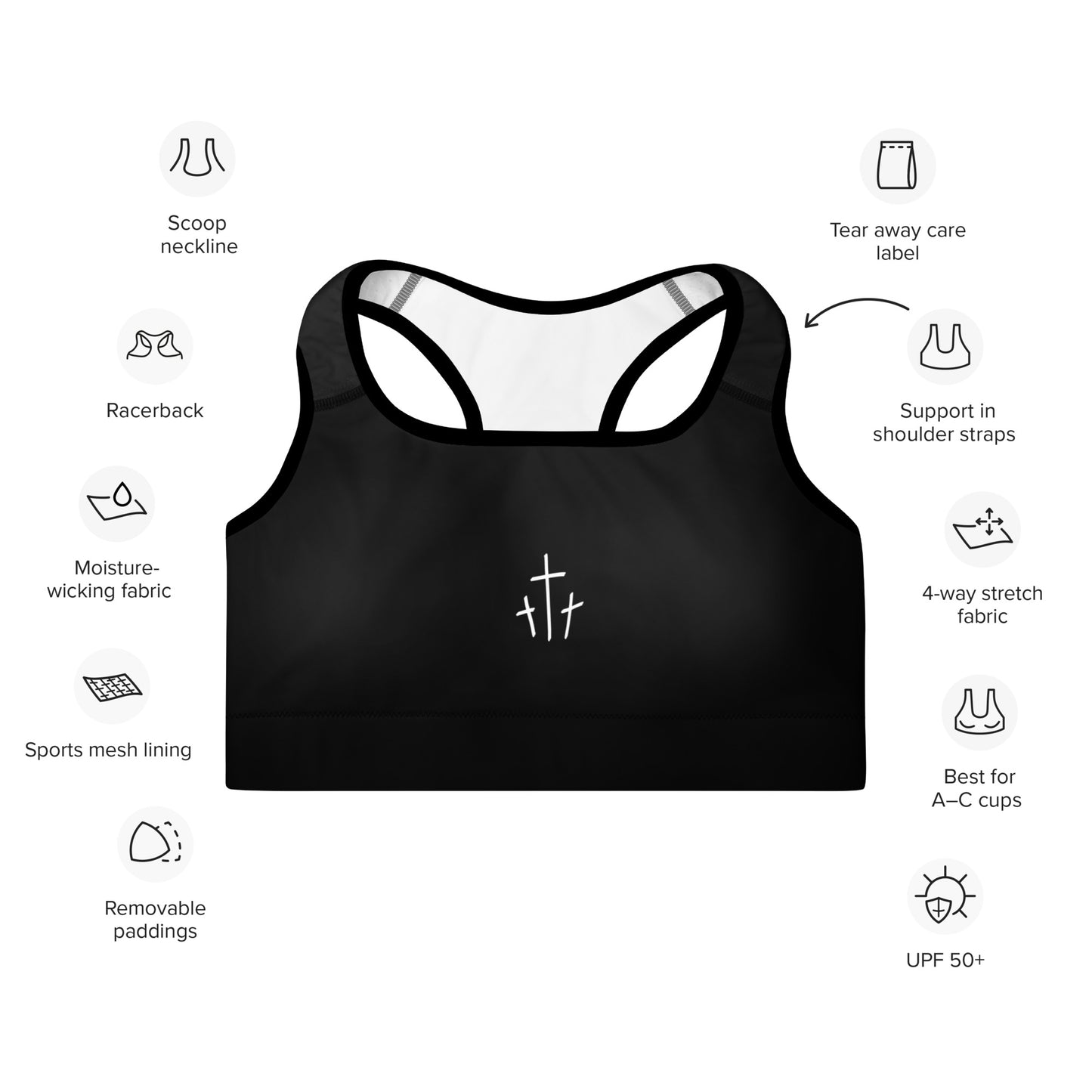 Calvary Padded Sports Bra
