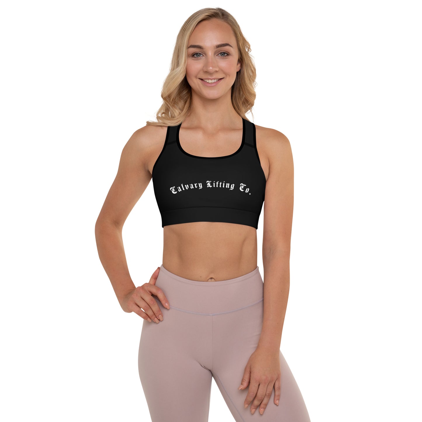 Calvary Lifting Co. Padded Sports Bra
