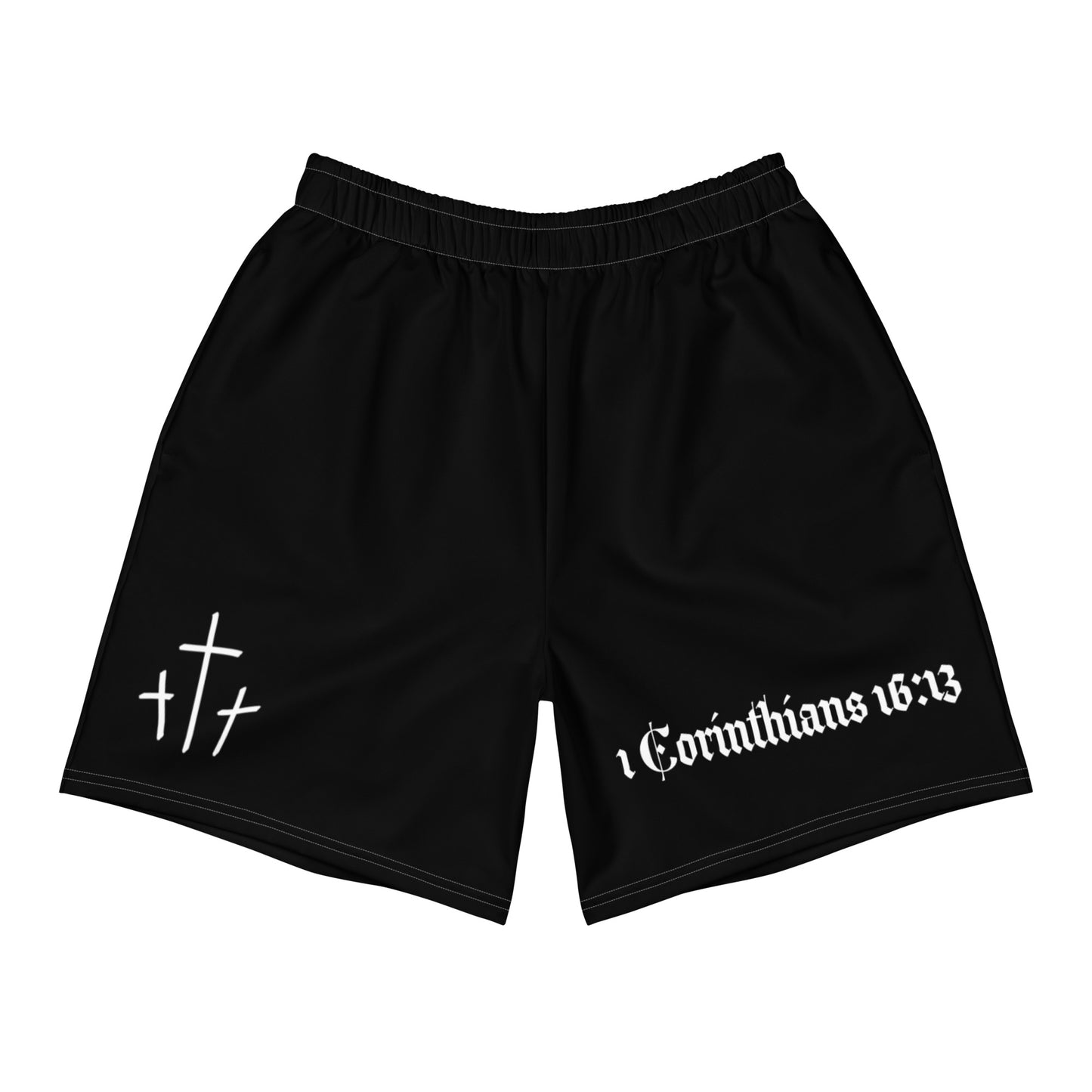 1 Corinthians 16:13 Athletic Shorts