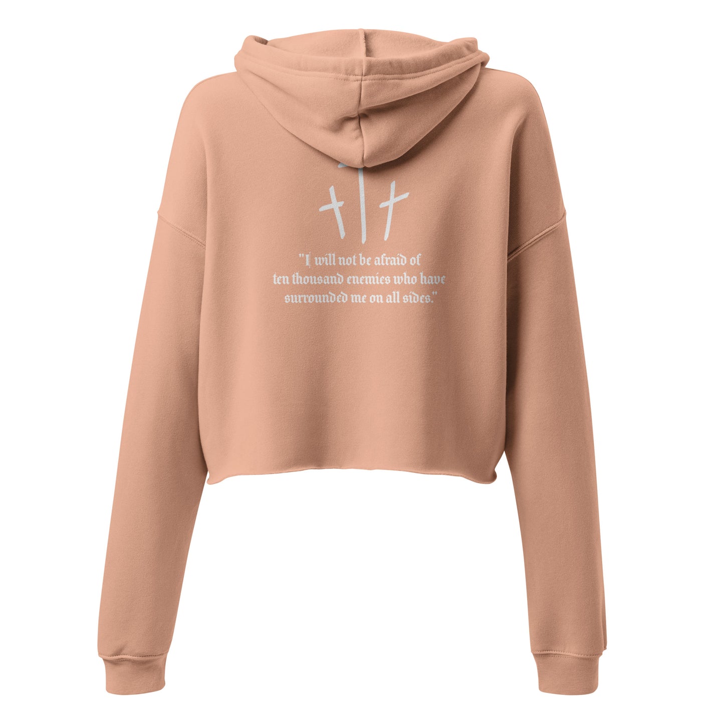 Psalm 3:6 Cropped Hoodie