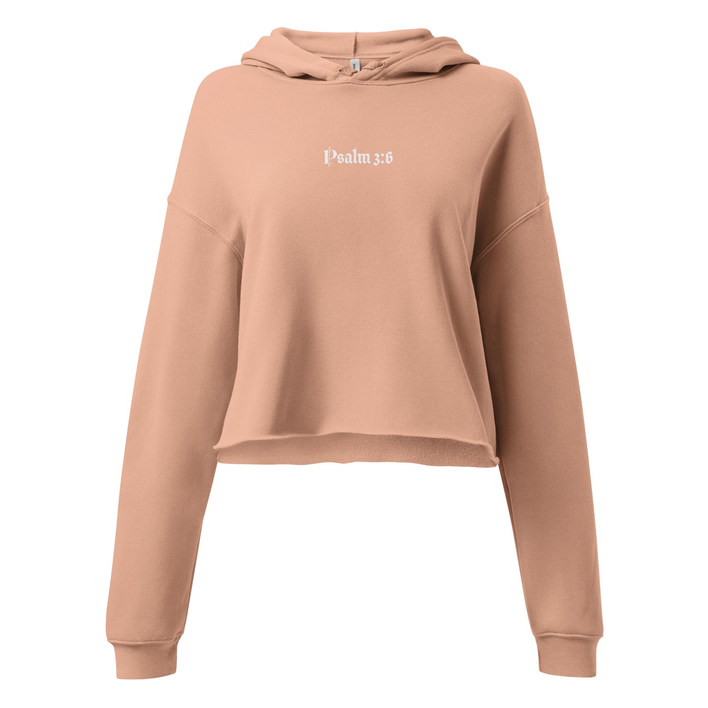 Psalm 3:6 Cropped Hoodie