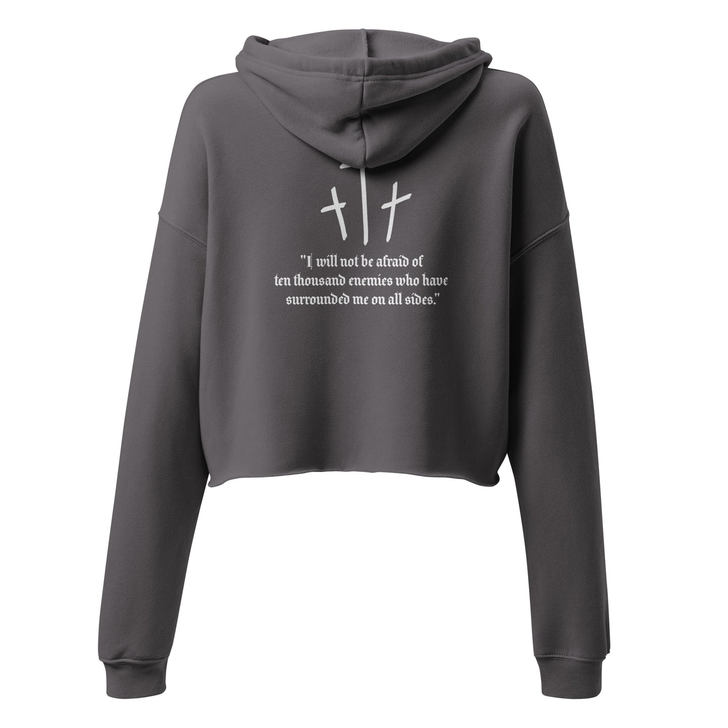 Psalm 3:6 Cropped Hoodie